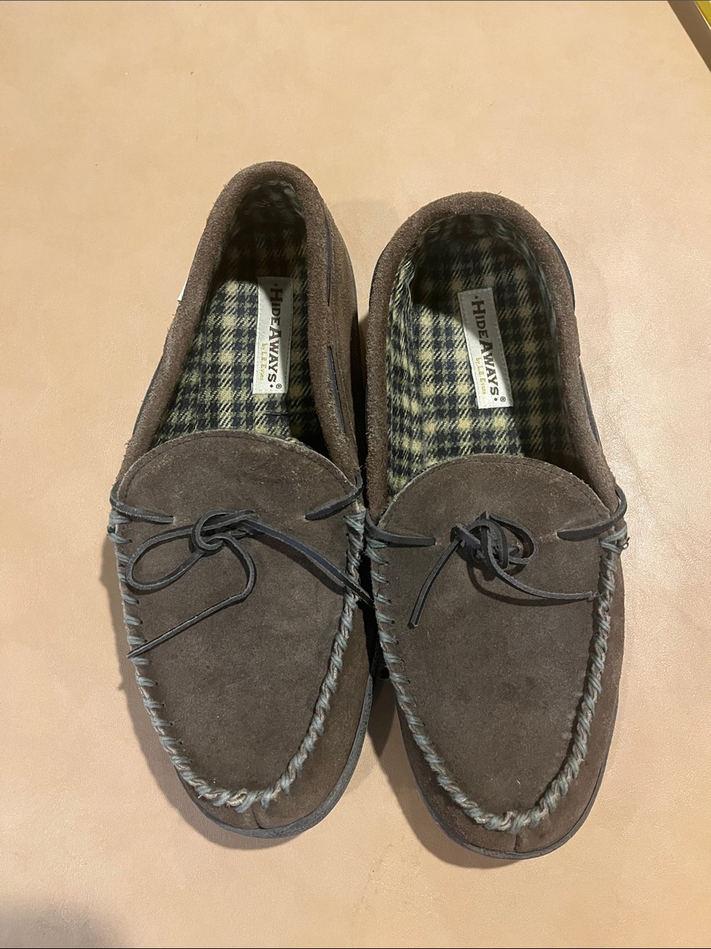 Men's Taupe Suede Moccasin Slip-On Loafers